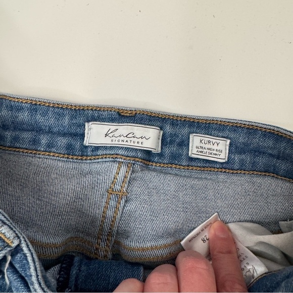 Kancan Signature Kurvy Ultra High Rise Ankle Skinny Size 28 - Picture 4 of 10